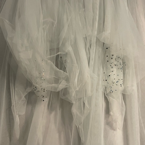 Powder Blue Junior Bridesmaid Dress - Picture 2 of 3